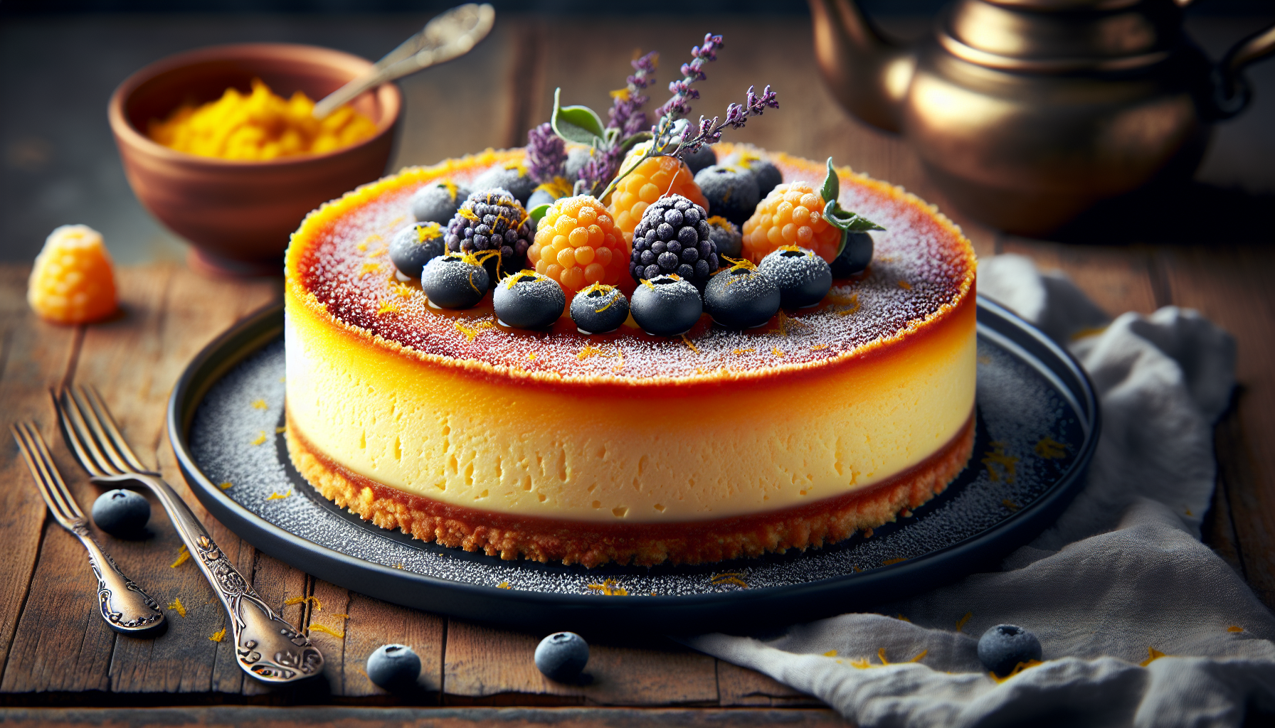 giallo zafferano cheesecake